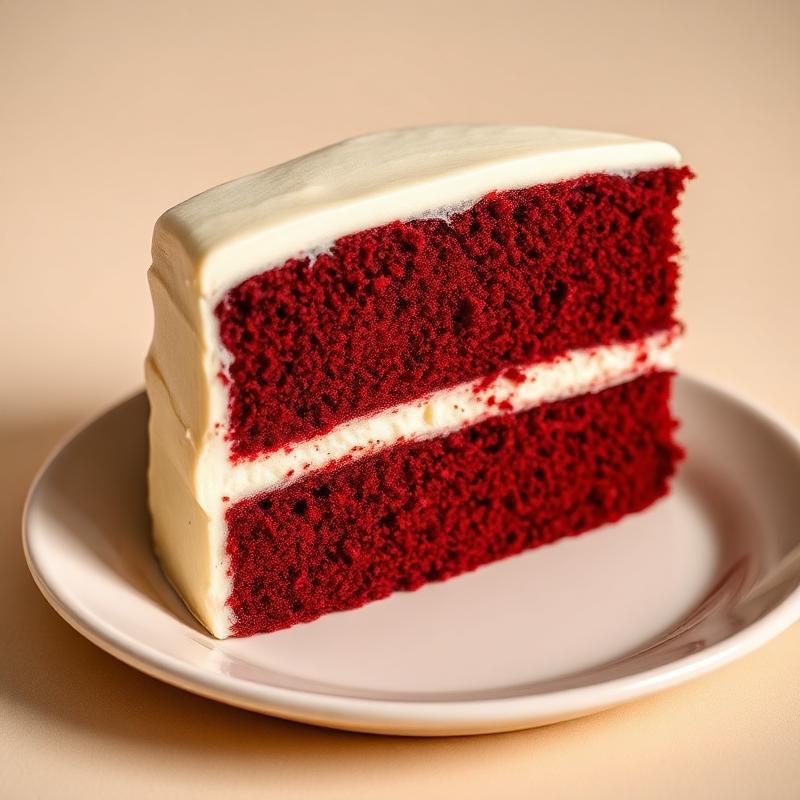 Red Velvet Cake Slice